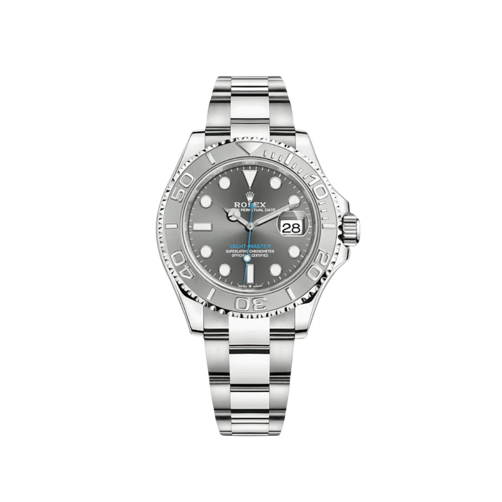Yacht-Master  Stainless Steel Platinum Rhodium Dial