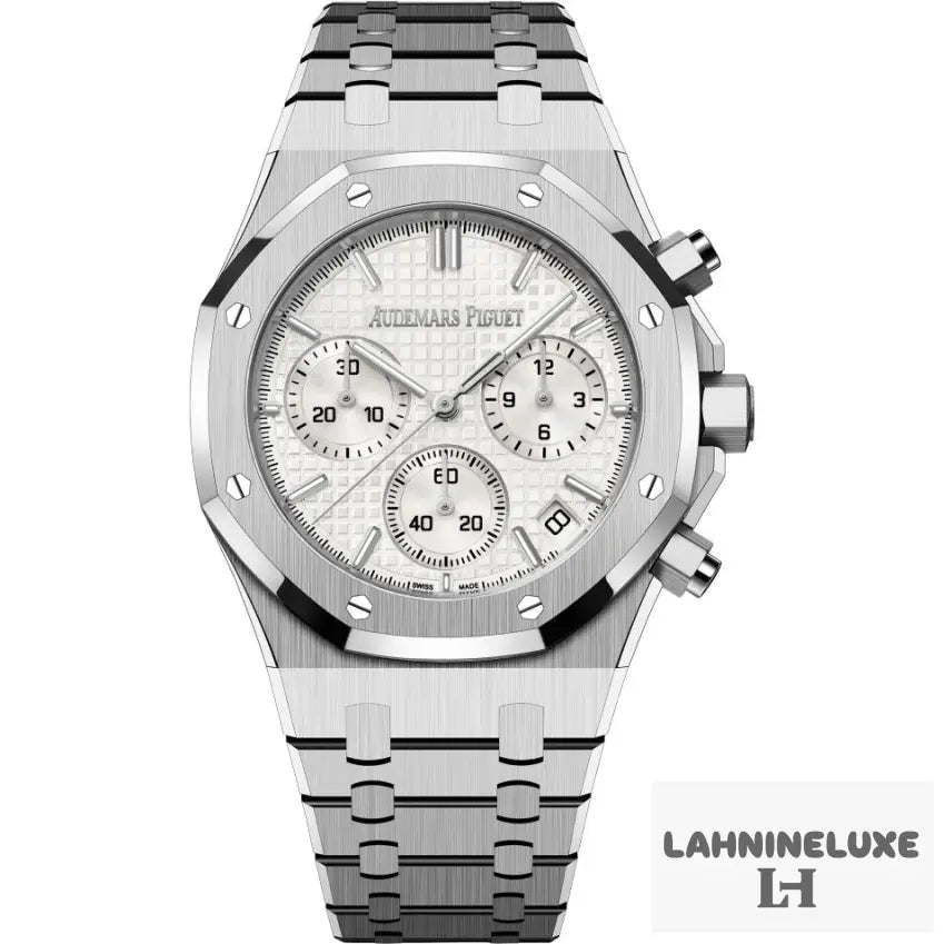 ROYAL OAK CHRONOGRAPHE-GRIS/BLANC