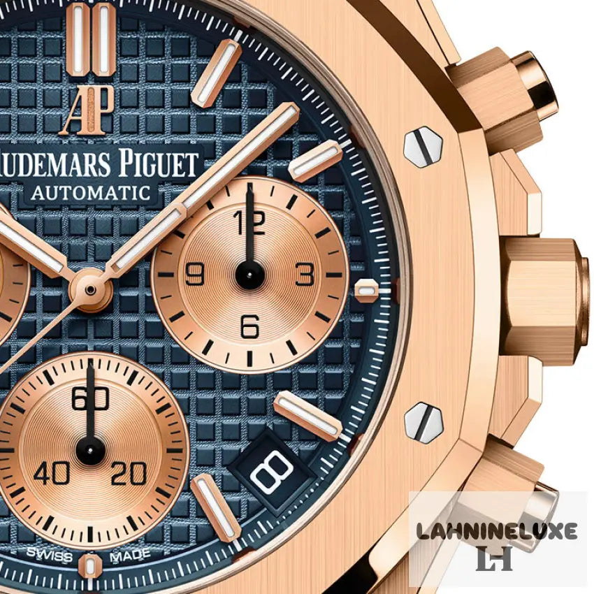 ROYAL OAK CHRONOGRAPHE-ROSE/BLEU