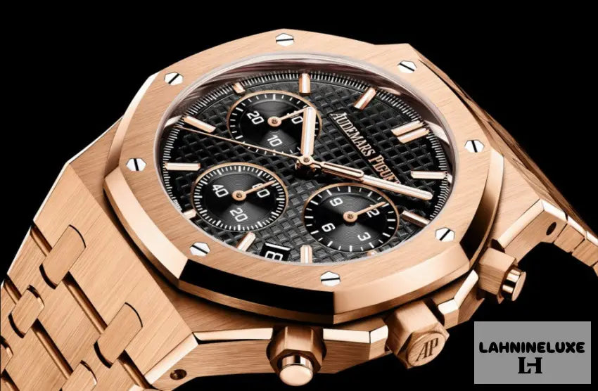 ROYAL OAK CHRONOGRAPHE-ROSE/NOIR