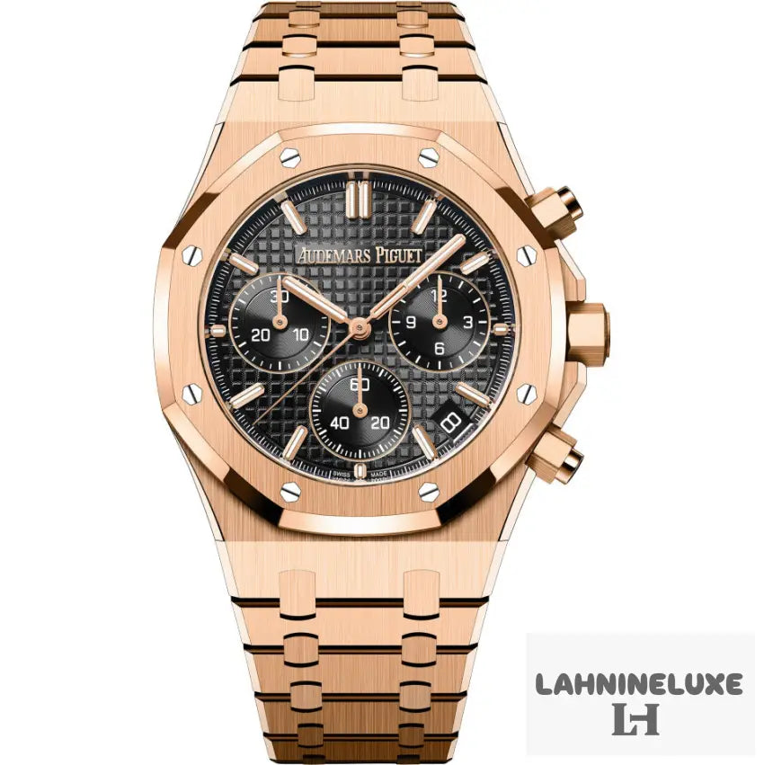 ROYAL OAK CHRONOGRAPHE-ROSE/NOIR