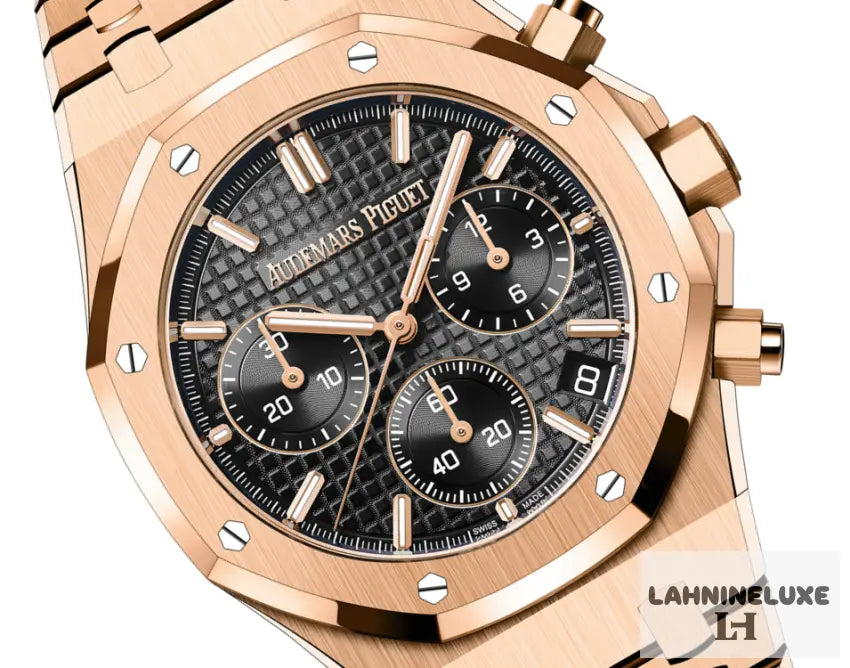ROYAL OAK CHRONOGRAPHE-ROSE/NOIR