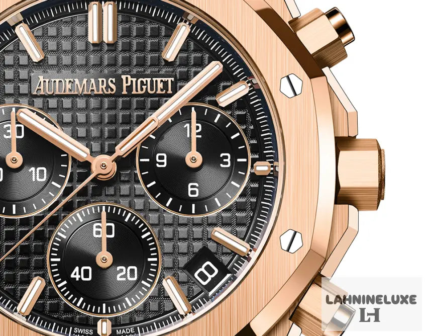 ROYAL OAK CHRONOGRAPHE-ROSE/NOIR