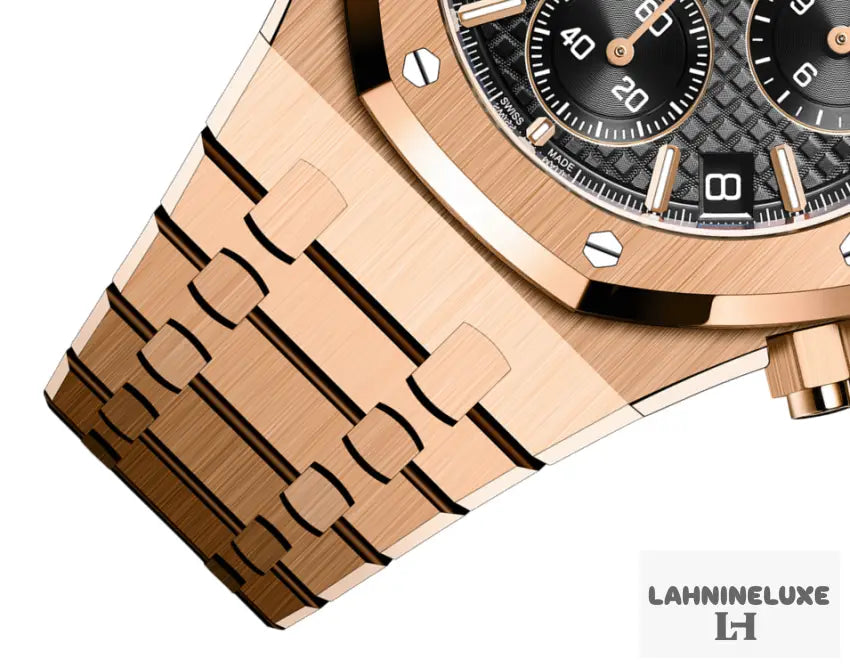 ROYAL OAK CHRONOGRAPHE-ROSE/NOIR