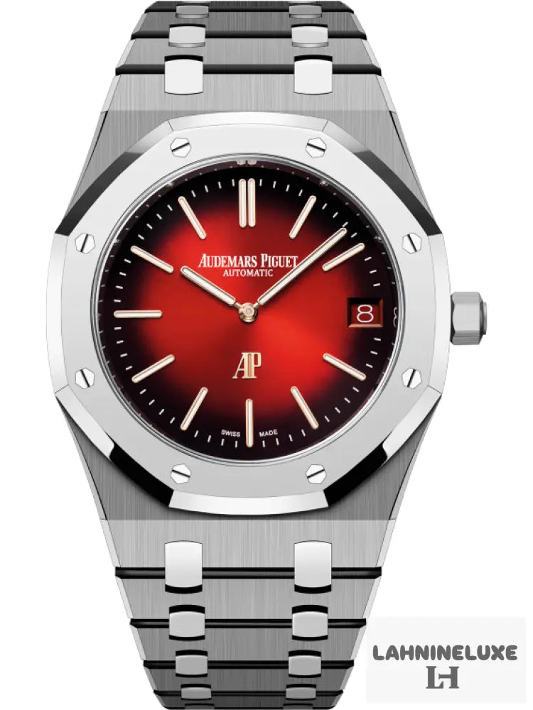 ROYAL OAK “JUMBO” EXTRA-THIN Smoked Burgundy Dial 39mm
