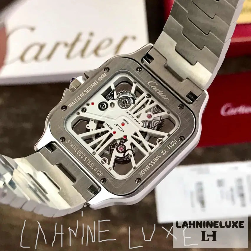 SANTOS-SKELETON GRIS/BLANC 40mm