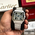 SANTOS-SKELETON GRIS/BLANC 40mm