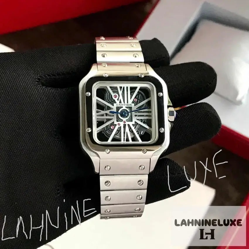 SANTOS-SKELETON GRIS/BLANC 40mm
