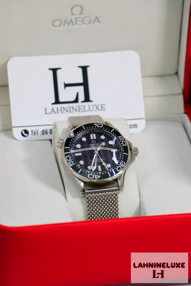 SEAMASTER DRIVER 300M-ARGENT/NOIR