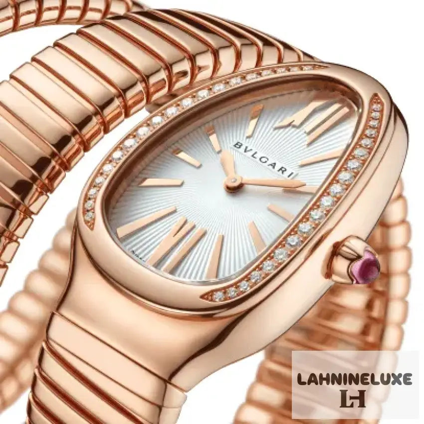 SERPENTI TUBOGAS ROSE/BLANC SERTIE