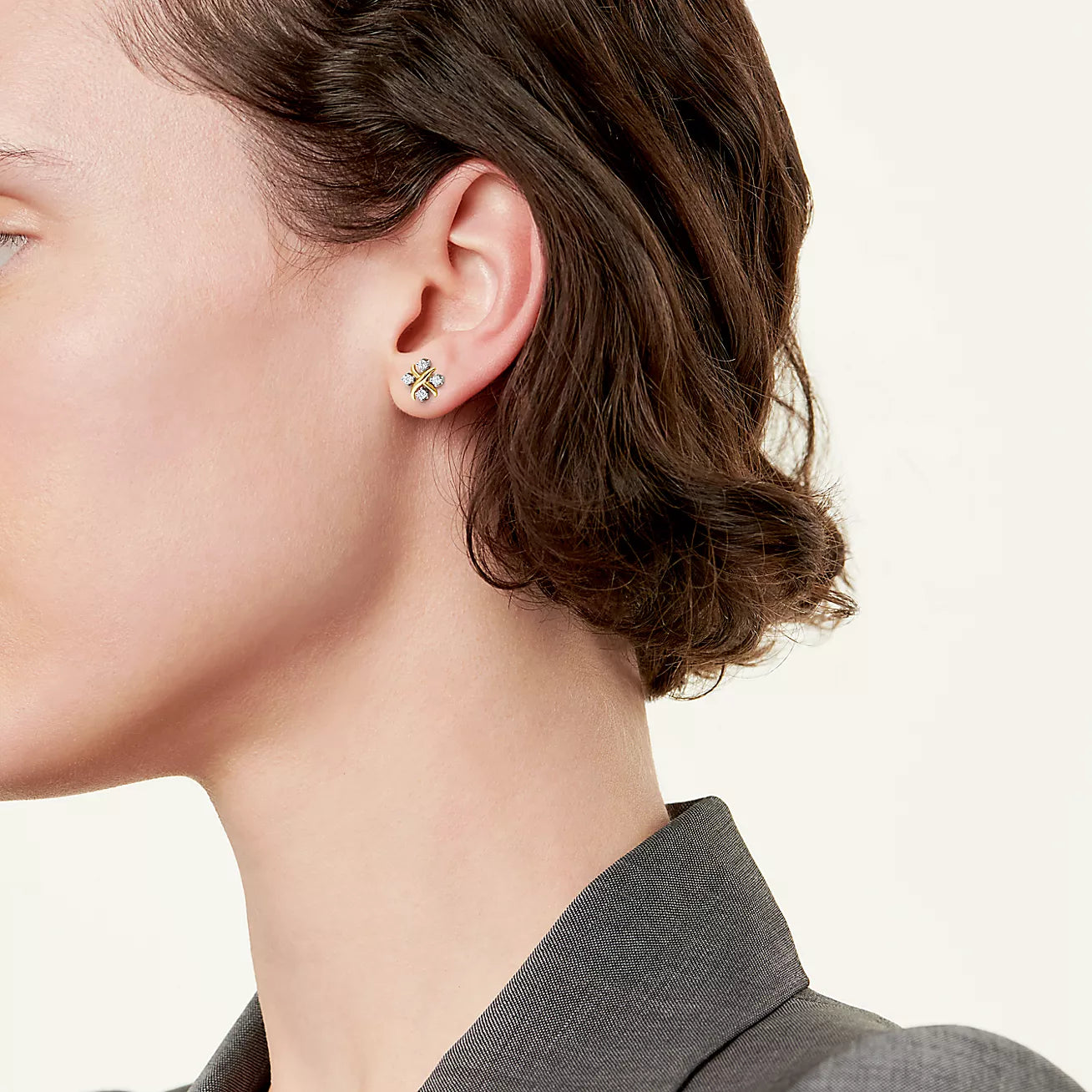BOUCLES TIFFANY&CO Sixteen Stone