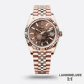 Sky-Dweller Rose Gold Jubilee Bracelet Cadran Marron