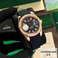 SkyDweller Grey Dial Black Fiber Belt Japanese Automatic Mens Watch