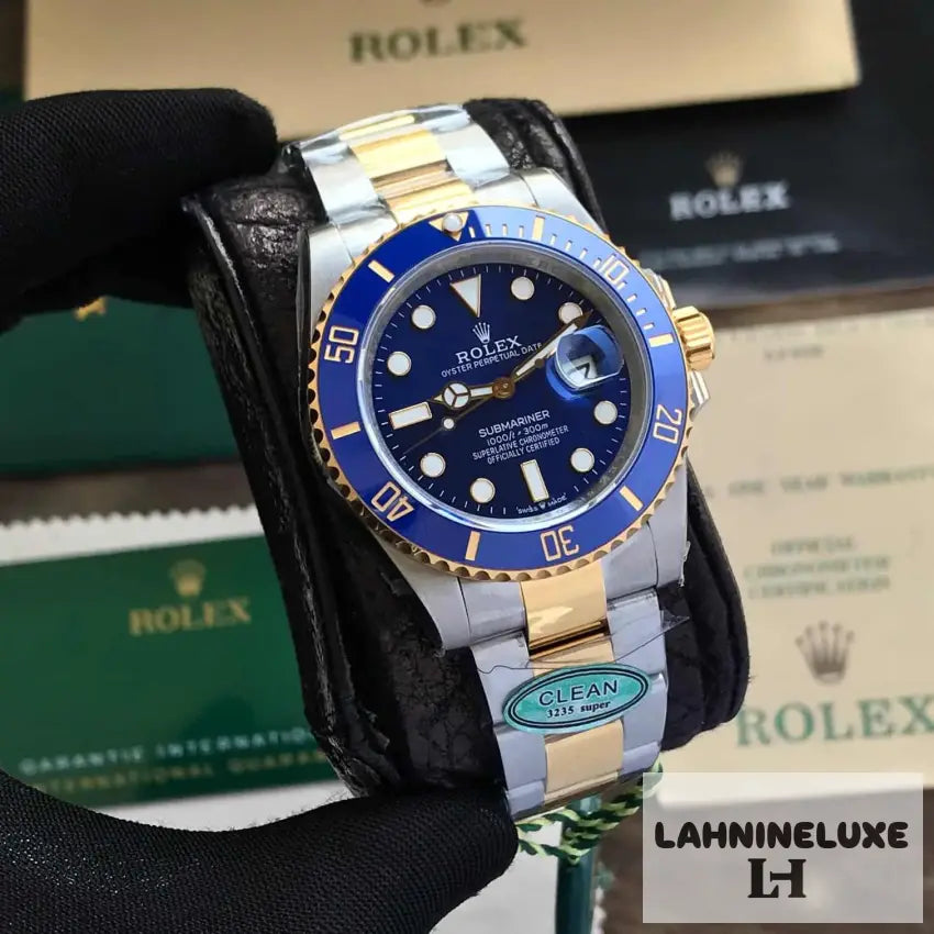 SUBMARINER DATE BLEU/JAUNE