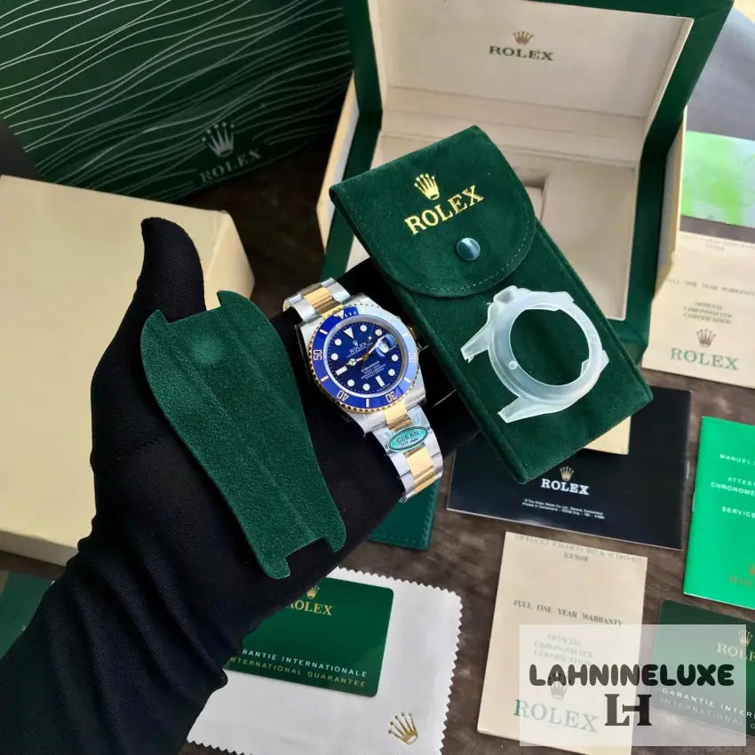 SUBMARINER DATE BLEU/JAUNE