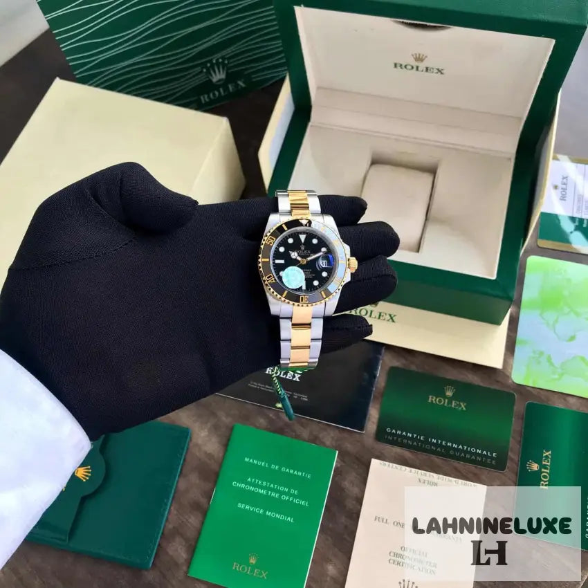 SUBMARINER DATE NOIR/JAUNE