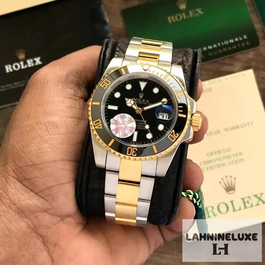 SUBMARINER DATE NOIR/JAUNE