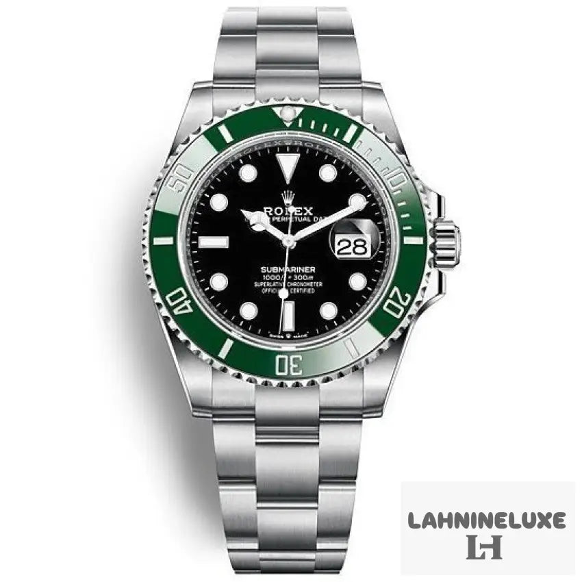 SUBMARINER DATE VERT/NOIR