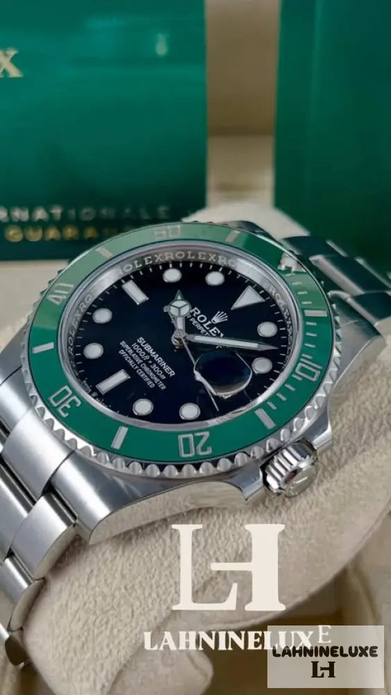 SUBMARINER DATE VERT/NOIR