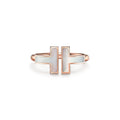 BAGUE TIFFANY & CO T ROSE-GOLD