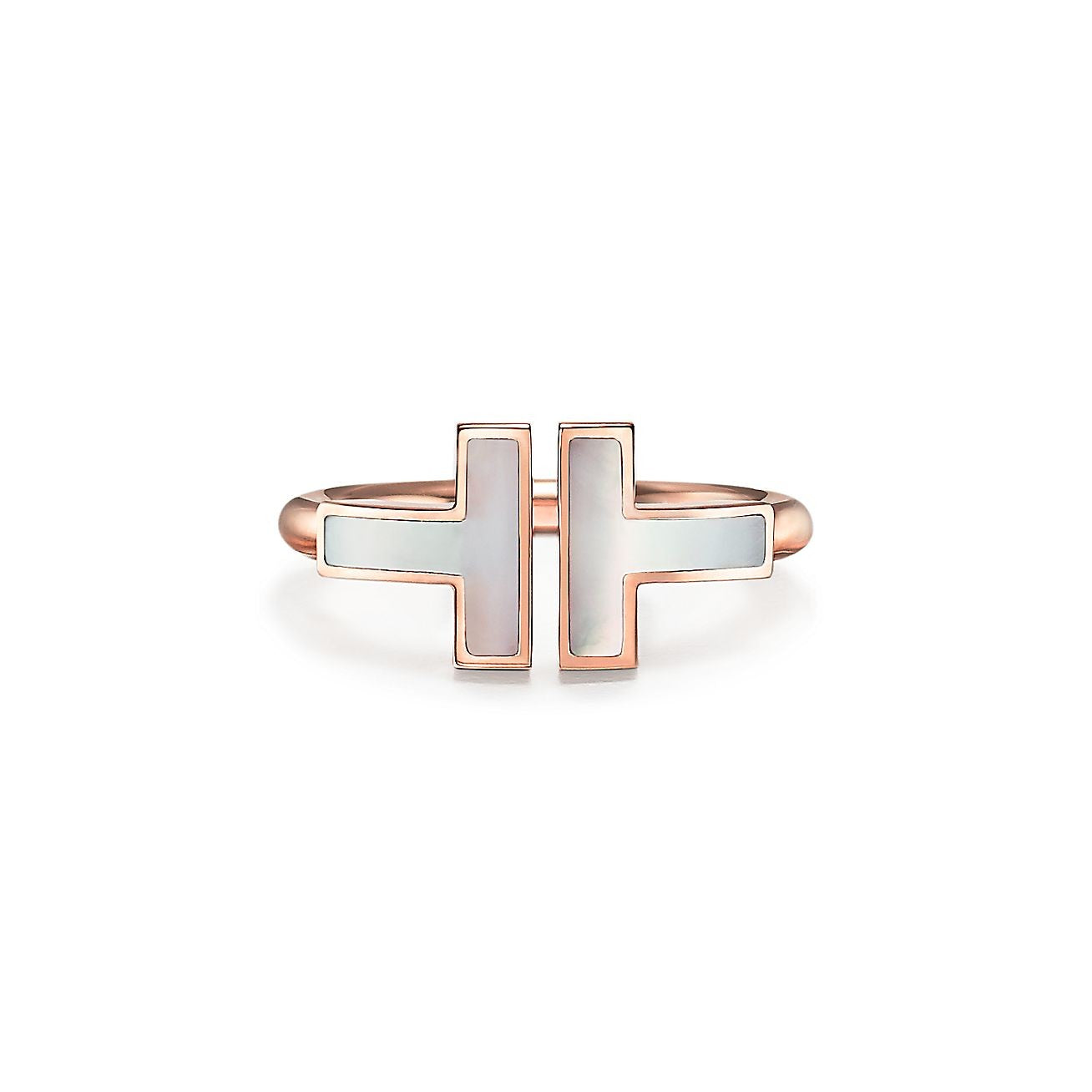 BAGUE TIFFANY & CO T ROSE-GOLD