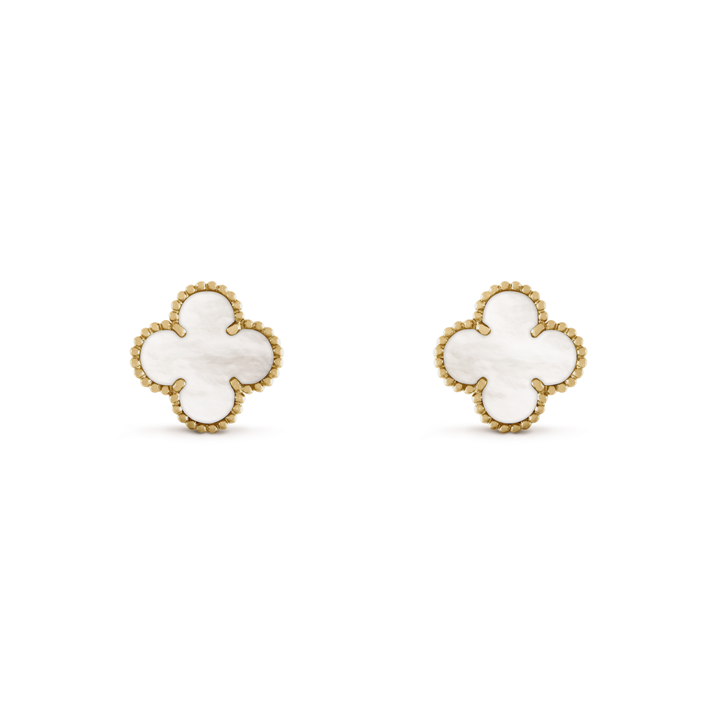 BOUCLE VAN CLEEF VINTAGE ALHAMBRA NACRE