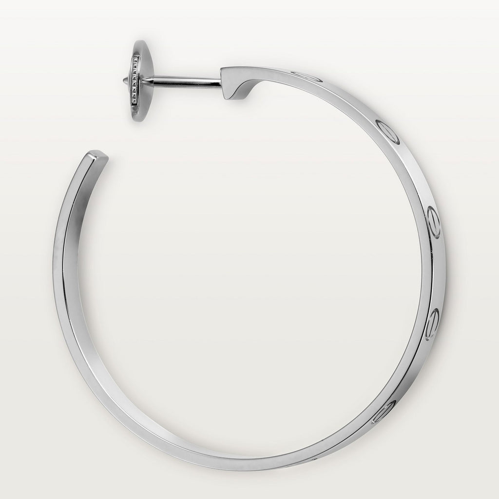BOUCLE CARTIER LOVE CRÉEOLES WHITE GOLD