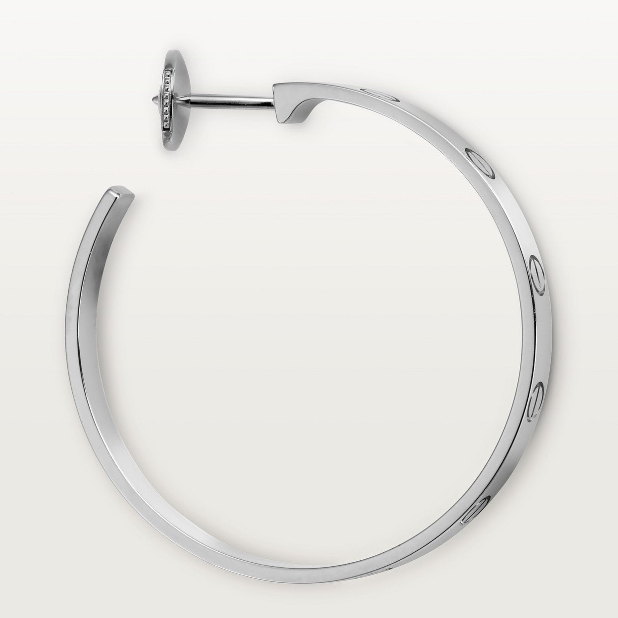 BOUCLE CARTIER LOVE CRÉEOLES WHITE GOLD