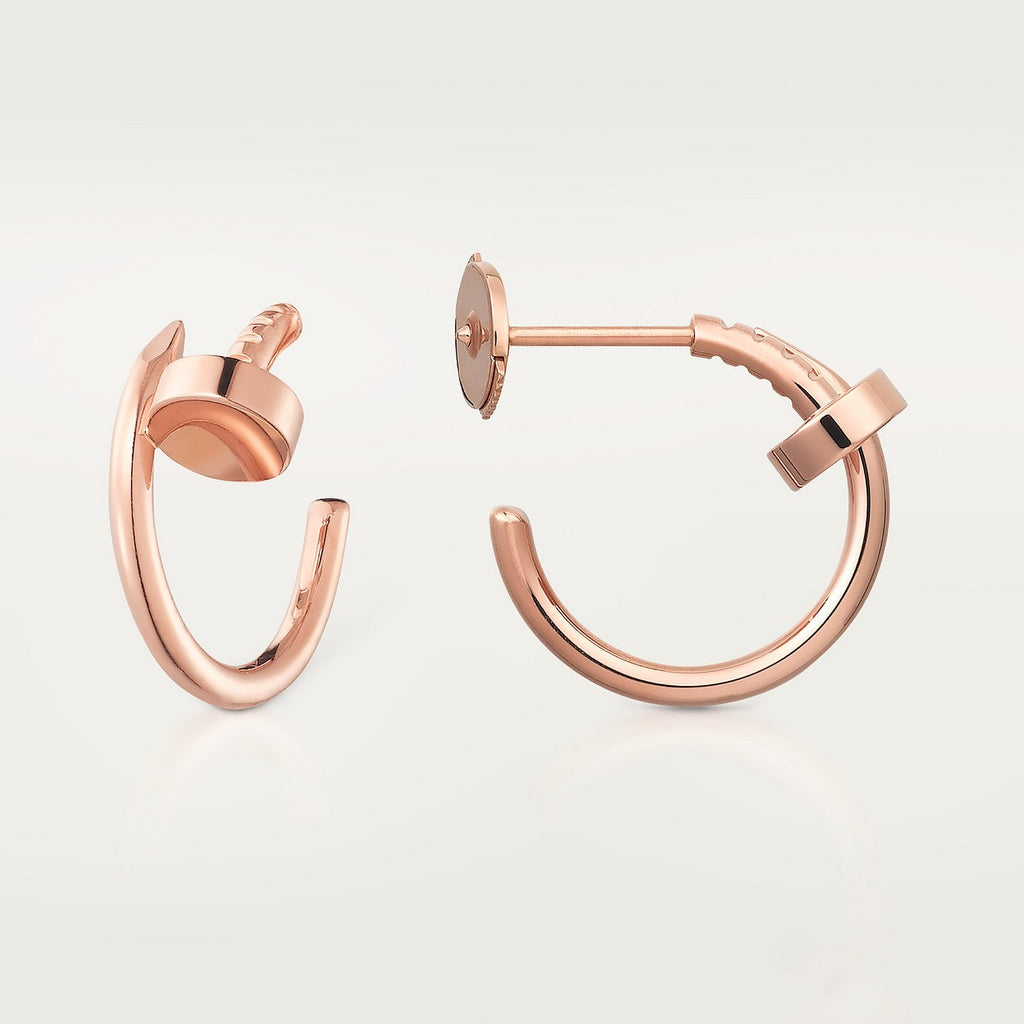 BOUCLE CARTIER CLOU CRÉOLES PETIT MODÉLE ROSE GOLD