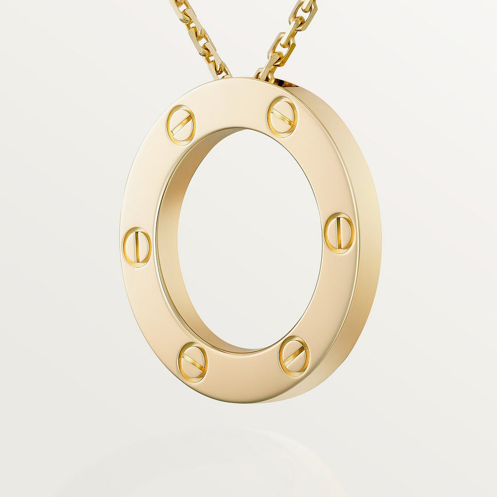 COLLIER CARTIER PENDENTIF LOVE GOLD