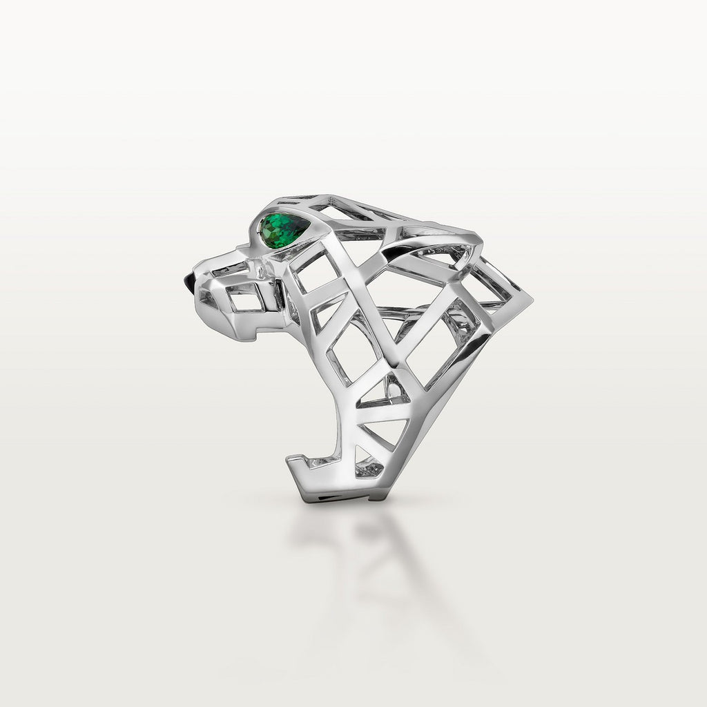 BAGUE PANTHERE DE CARTIER-WHITE-GOLD