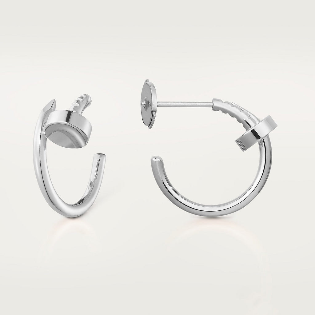 BOUCLE CARTIER CLOU CRÉOLES PETIT MODÉLE WHITE GOLD