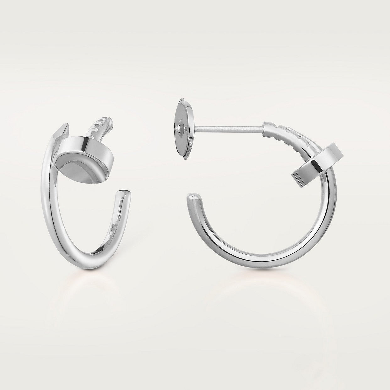 BOUCLE CARTIER CLOU CRÉOLES PETIT MODÉLE WHITE GOLD