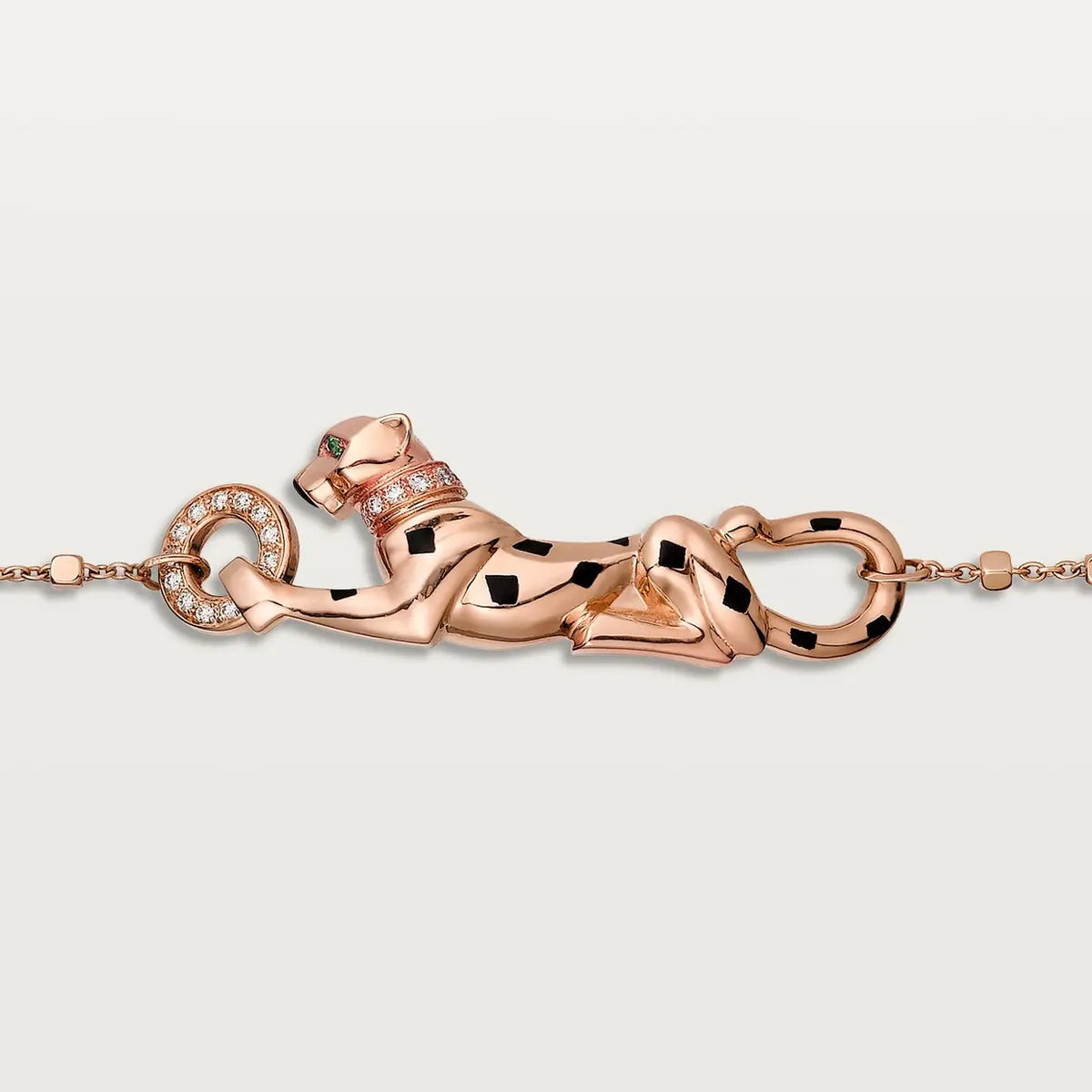 GOURMETTE CARTIER PANTHERE SUR CHAINE
