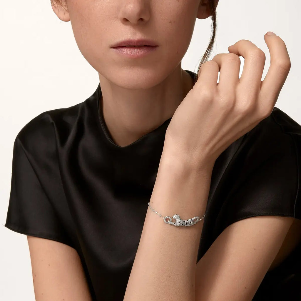 GOURMETTE CARTIER PANTHERE SUR CHAINE