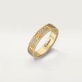 BAGUE CARTIER LOVE PAVÉE GOLD