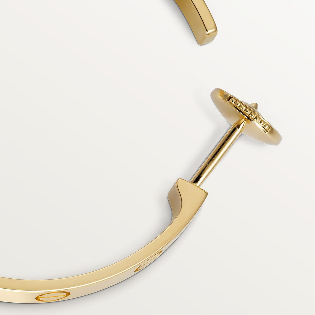 BOUCLE CARTIER LOVE CRÉEOLES GOLD