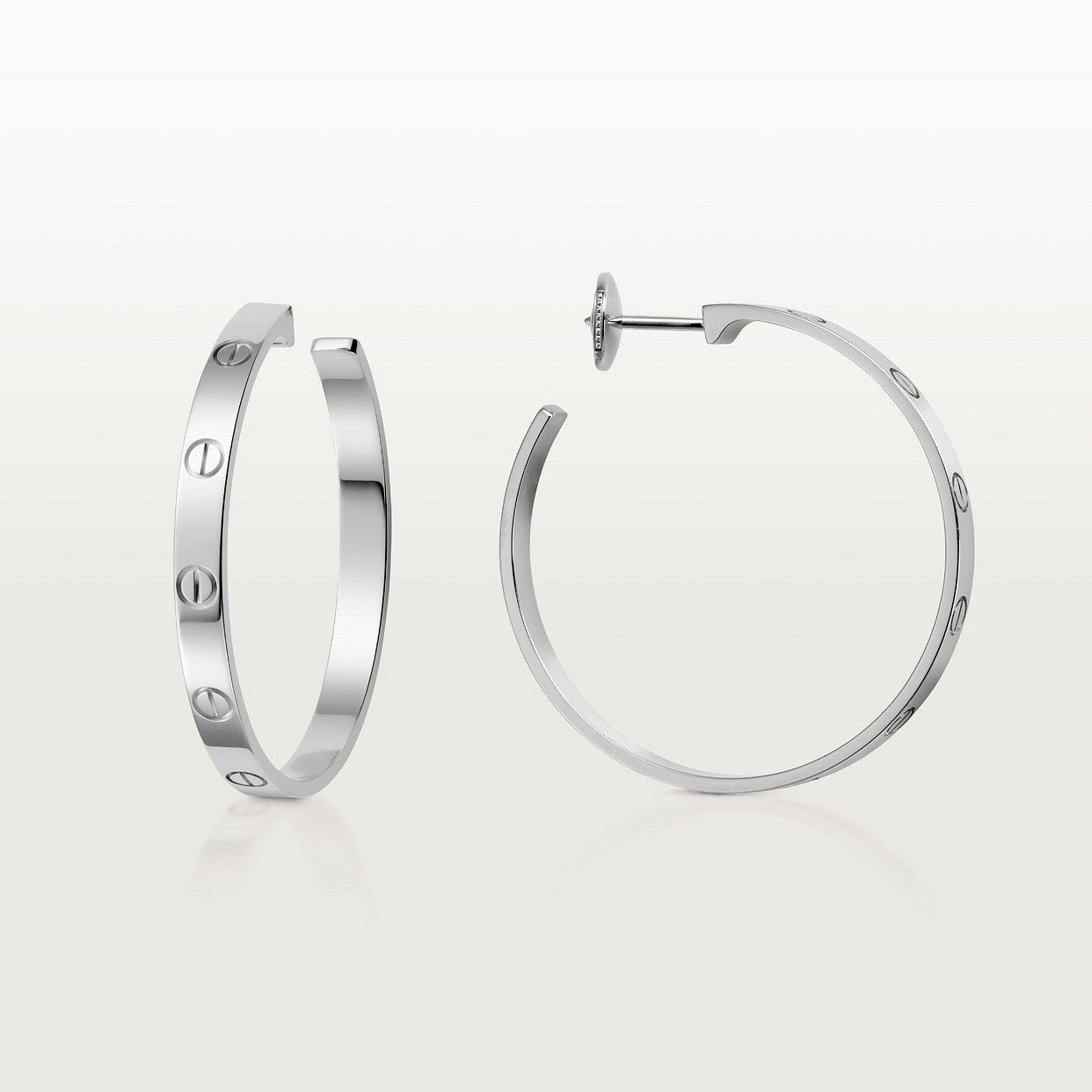 BOUCLE CARTIER LOVE CRÉEOLES WHITE GOLD