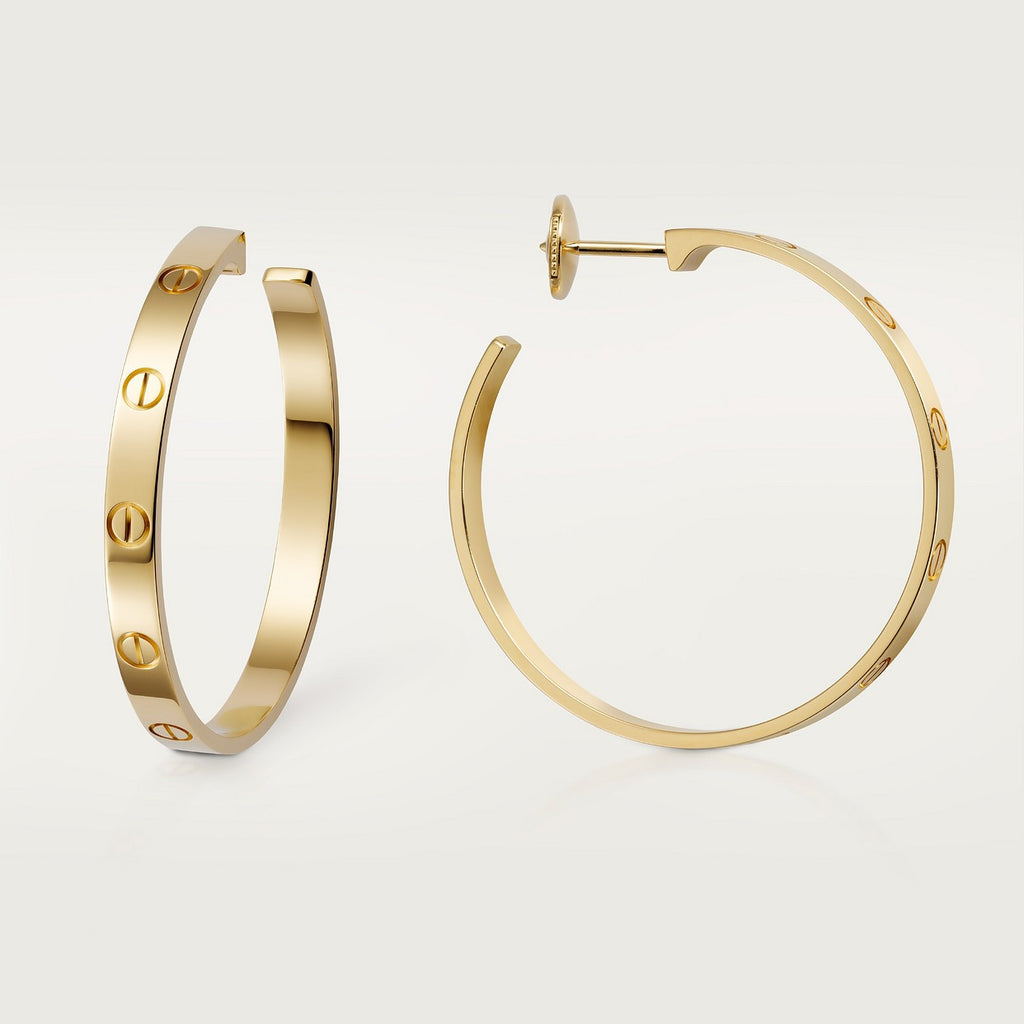 BOUCLE CARTIER LOVE CRÉEOLES GOLD