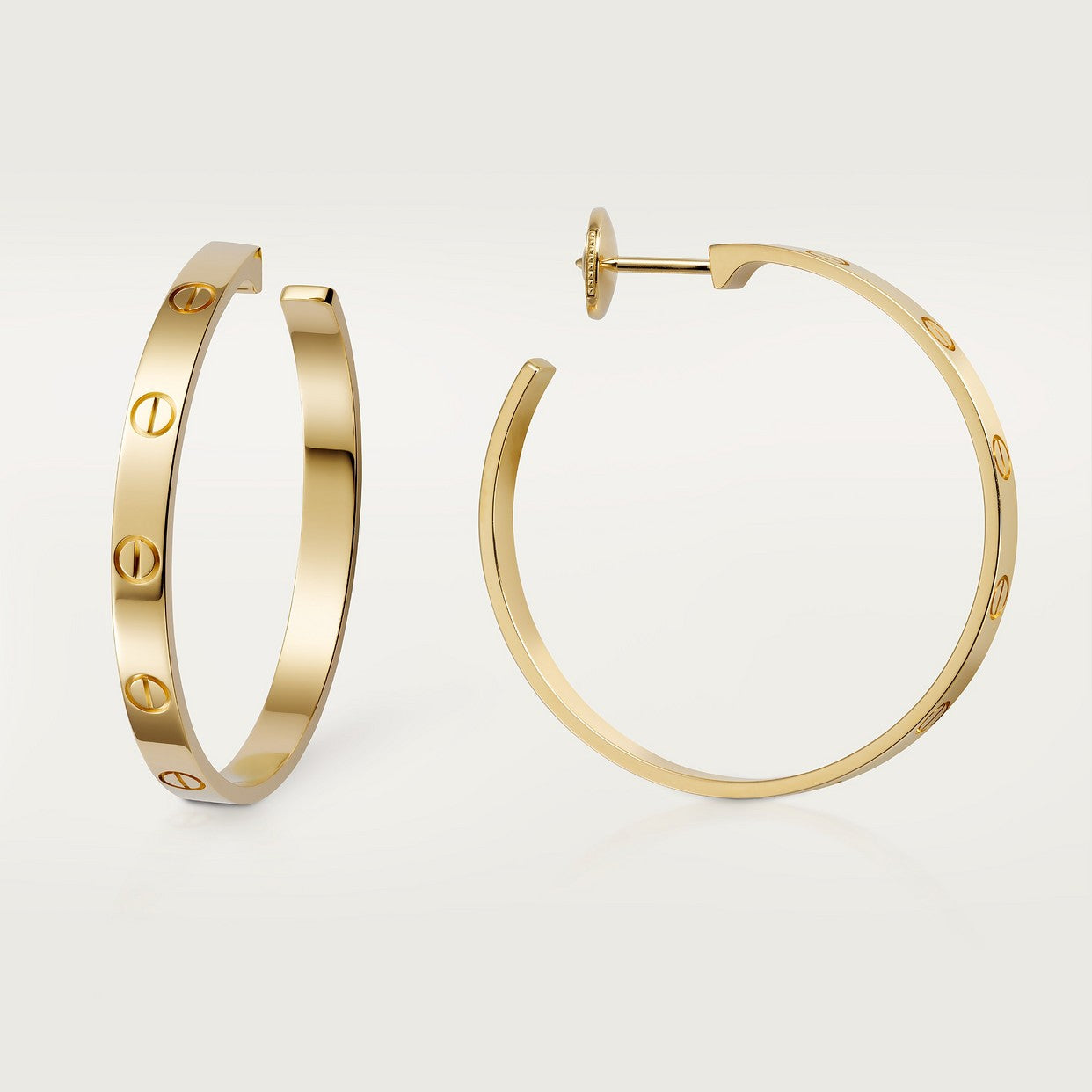 BOUCLE CARTIER LOVE CRÉEOLES GOLD