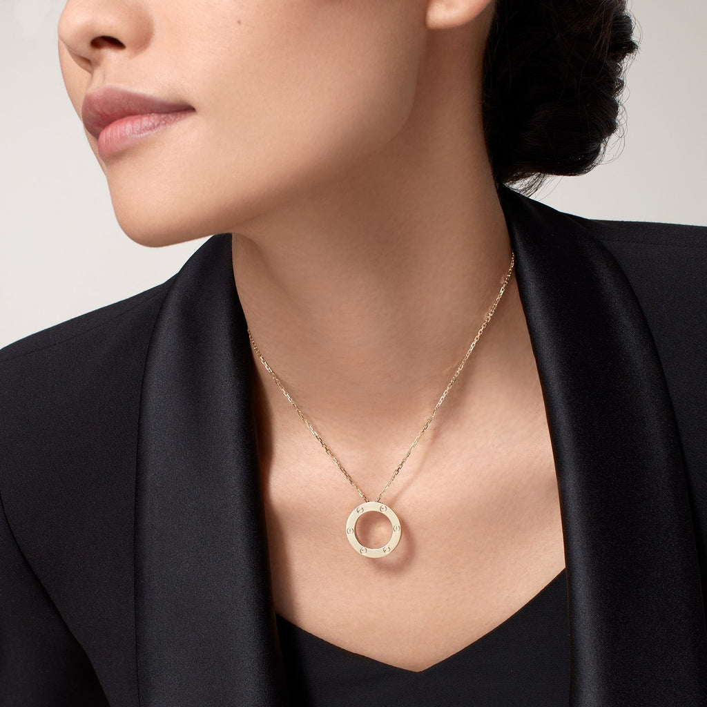 COLLIER CARTIER PENDENTIF LOVE GOLD