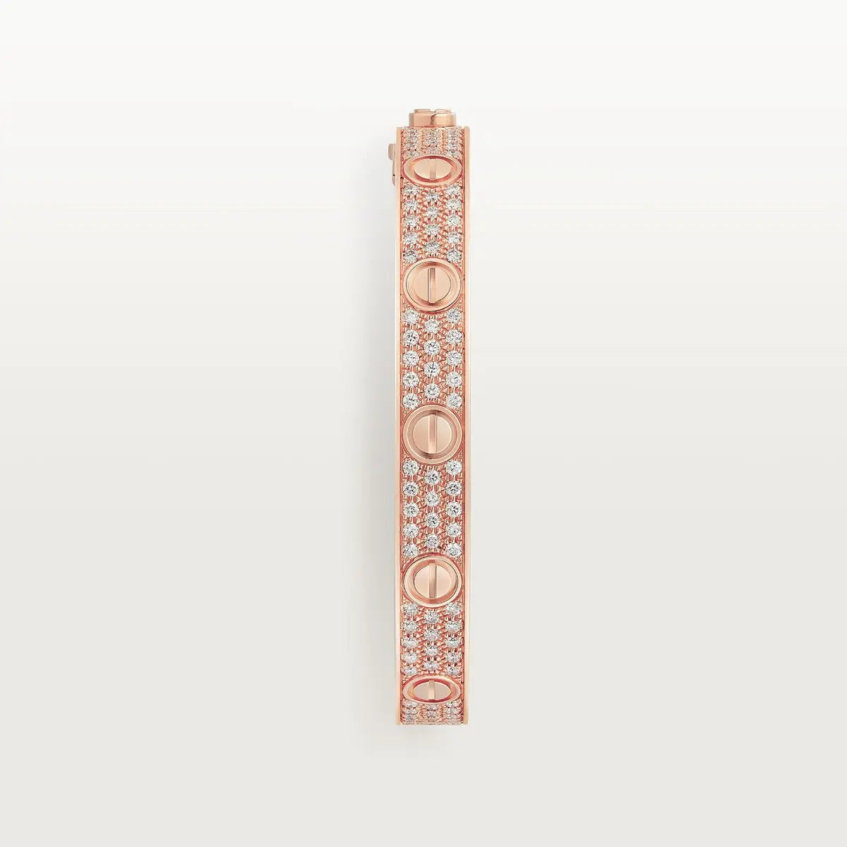 BRACELET CARTIER LOVE MODÉLE CLASSIQUE PAVÉ ROSE GOLD