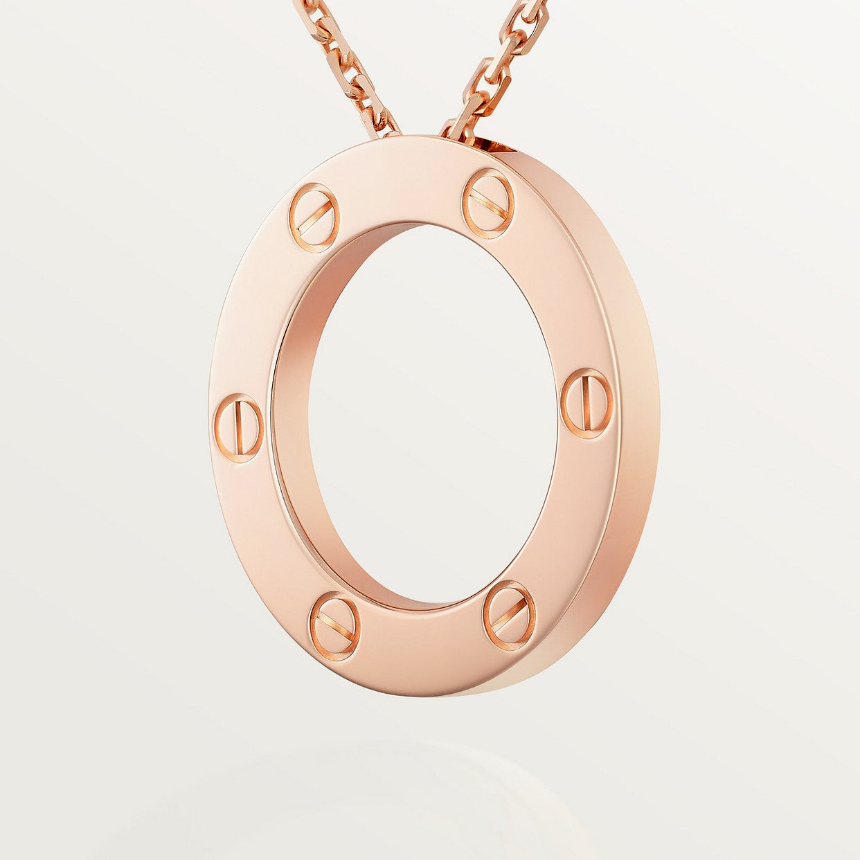 COLLIER CARTIER PENDENTIF LOVE ROSE GOLD