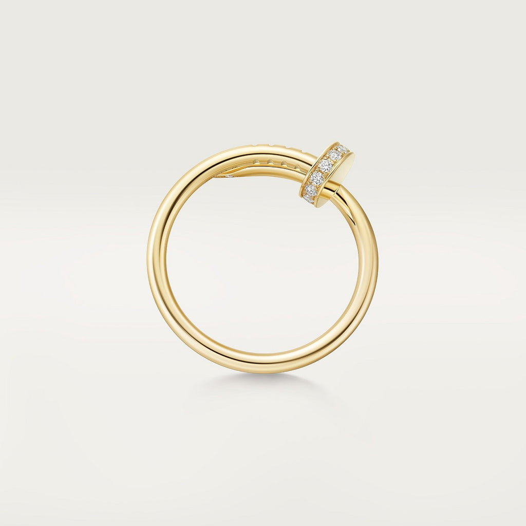 BAGUE CARTIER JUSTE UN CLOU MODÈLE CLASSIQUE DIAMANTS GOLD