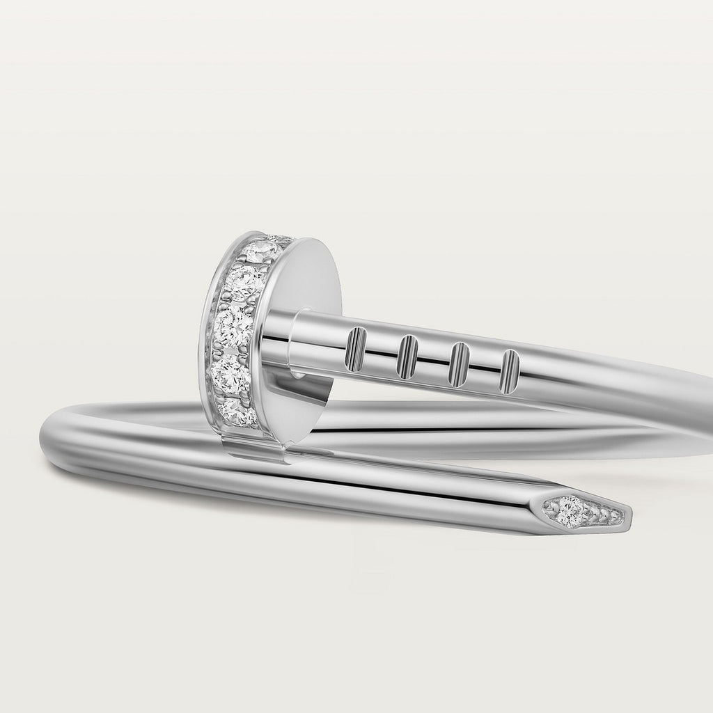BAGUE CARTIER JUSTE UN CLOU PETIT MODÈLE DIAMANTS WHITE GOLD