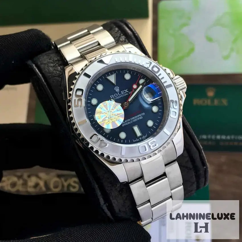 Yacht Master Stainless Steel Blue Dial Japanese